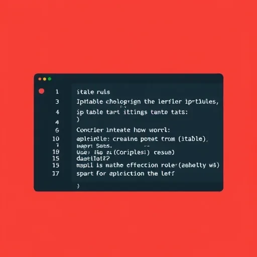 скрипт для створення правил iptables