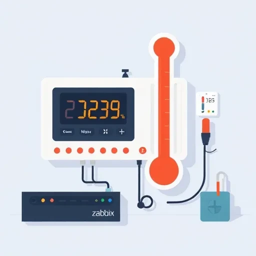 Zabbix +sensors (monitoring temperature)